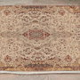 Conceptum Alfombra de Algodón 100 x 150 cm Beige, Rojo y Camel